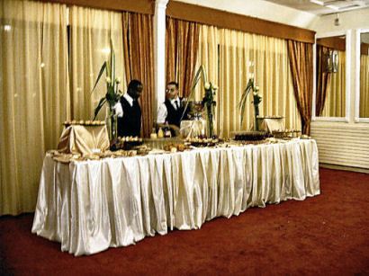 Le buffet pour le cocktail